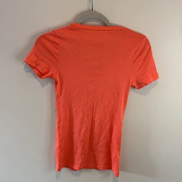 NWOT, JCREW Fitted Tee,‎ Coral - Picture 7 of 7